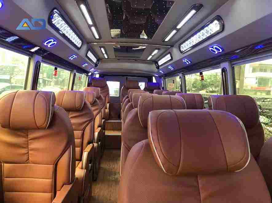 Nội thất xe 45 chỗ Universe